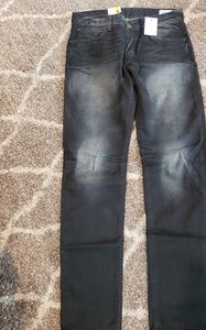 G STAR RAW NEW WITH TAGS $220 3301 TAPERED BLACK 3